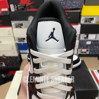 giày air jordan 1 low " concord " đen bóng