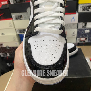 giày air jordan 1 low " concord " đen bóng