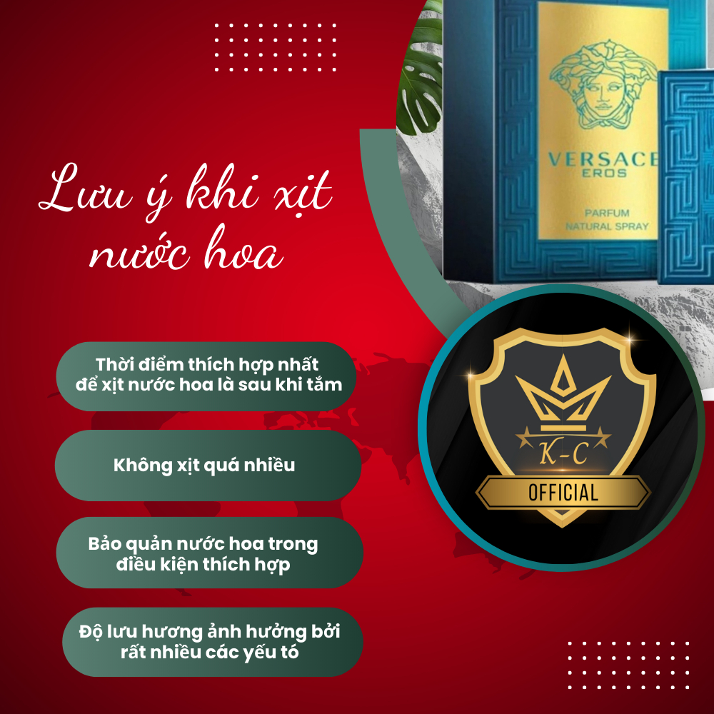 Nước hoa chiết Versace Eros EDT Nước hoa nam chính hãng quyến rũ, sang trọng, cuốn hút.mẫu thử 10ml
