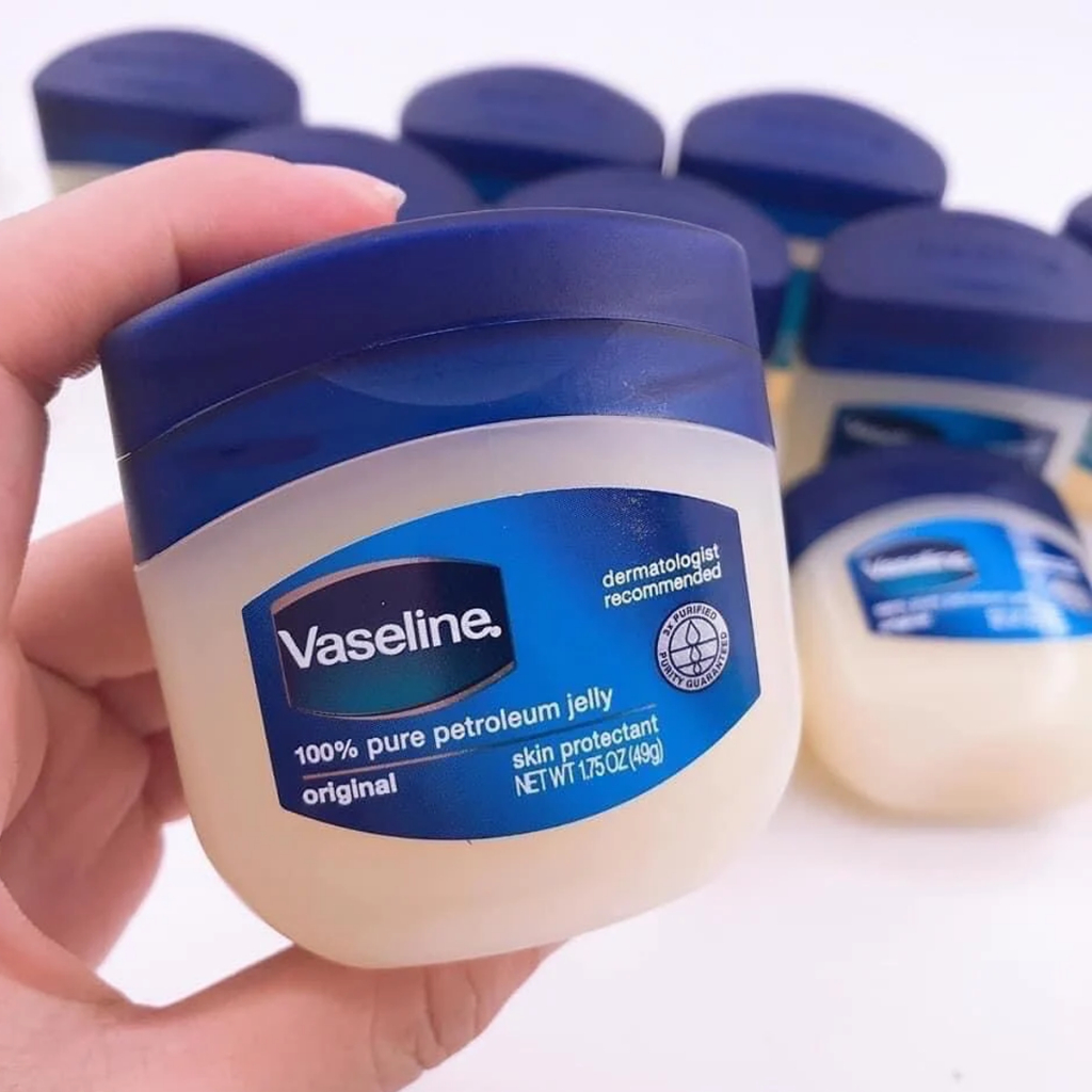 Sáp Dưỡng Ẩm Đa Năng Vaseline Pure Petrolium Jelly 49g_Bản Mỹ