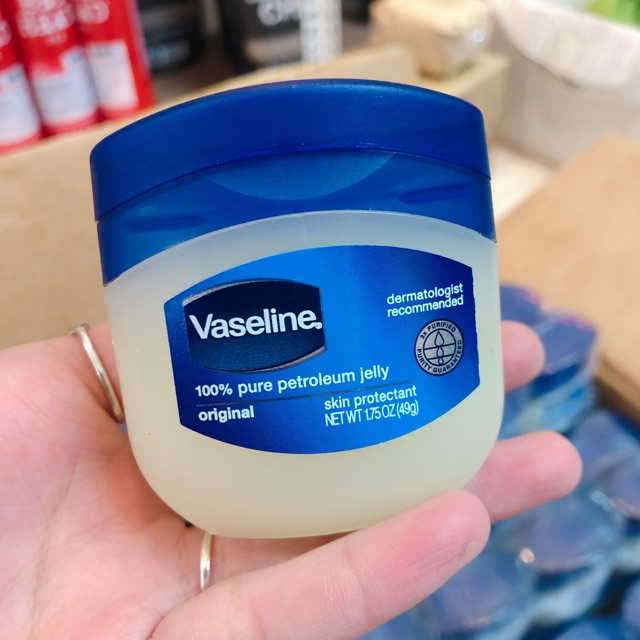 Sáp Dưỡng Ẩm Đa Năng Vaseline Pure Petrolium Jelly 49g_Bản Mỹ