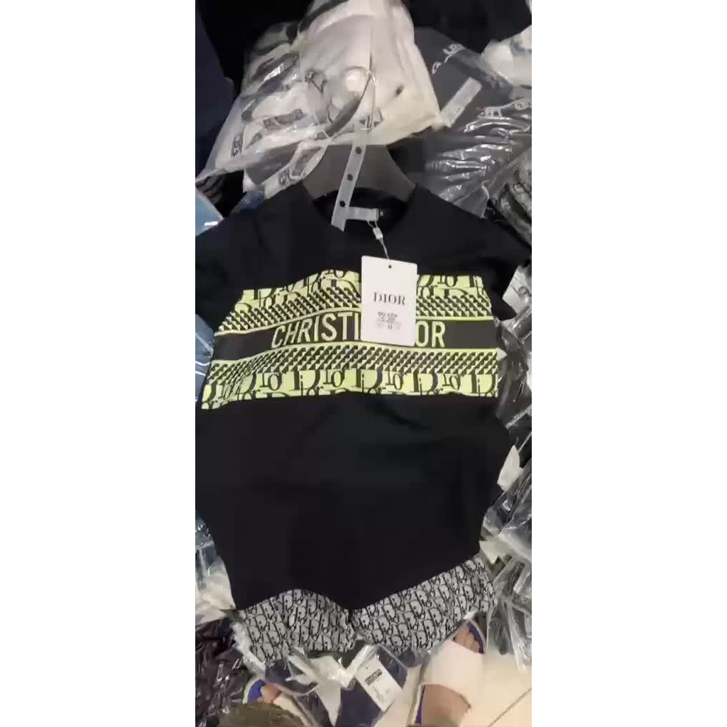 Bộ quần áo thể thao nam mùa hè DIOR, bộ hè nam #hot#2023