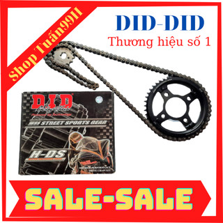 Bộ nhông sên dĩa chính hãng DID dành cho Sirius, Taurus, Jupiter RC-Fi