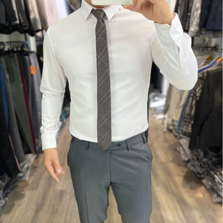 Áo sơ mi trắng công sở chống nhăn