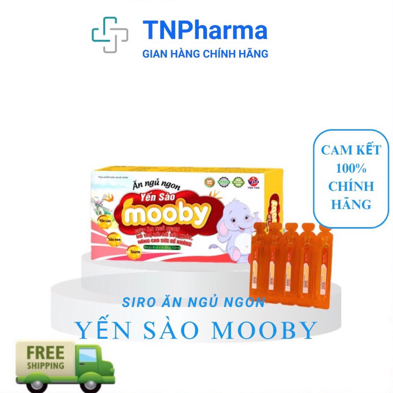 Ăn ngủ ngon Yến sào Mooby Vạn Tam - ăn ngủ ngon cho bé, tăng sức đề kháng