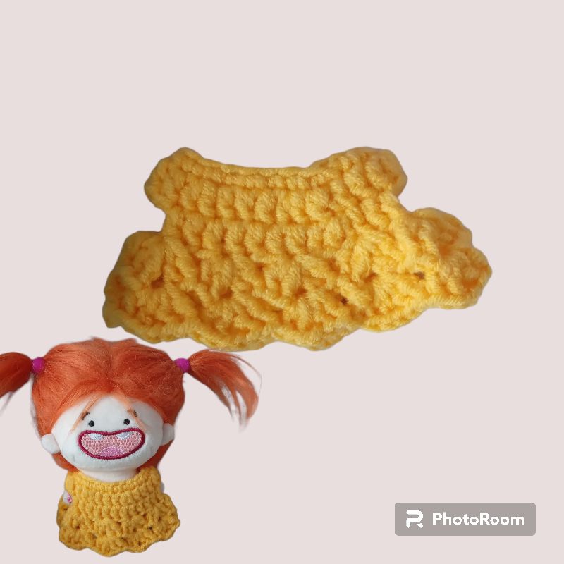 Váy len cho doll 10cm/búp bê cung hoàng đạo
