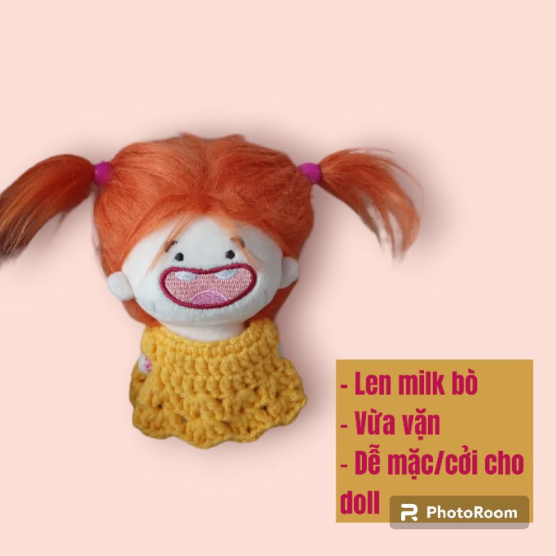 Váy len cho doll 10cm/búp bê cung hoàng đạo