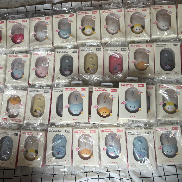 Có sẵn Bt21 Mouse Wireless Chuột BT21 không dây chính hãng