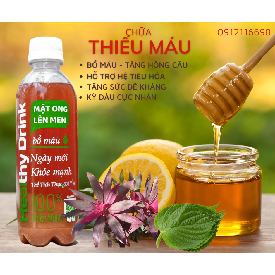 Mật Ong Lên Men bổ máu - tăng hồng cầu nhanh, phục hồi sức khỏe, da dẻ hống hào, cải thiện lưu thông khí huyết