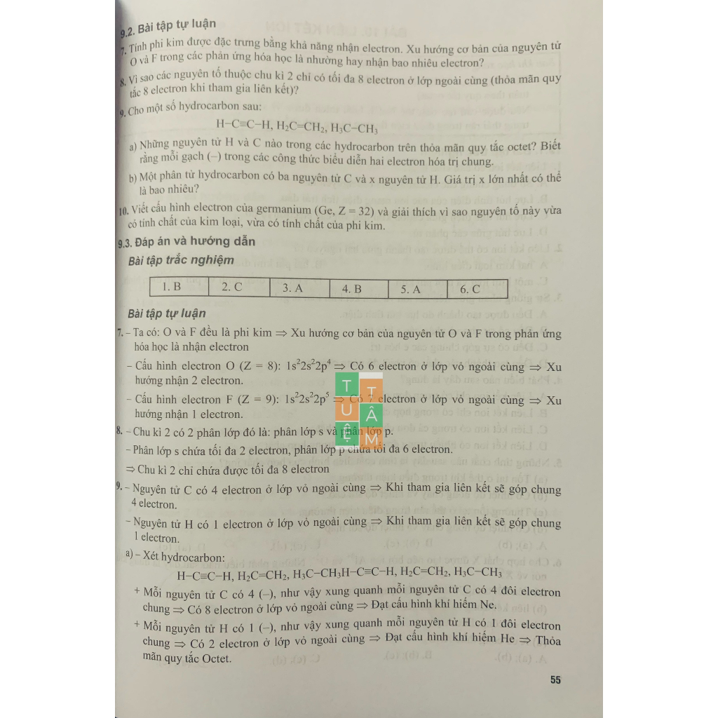 Sách - Bài tập phát triển năng lực Hóa học 10