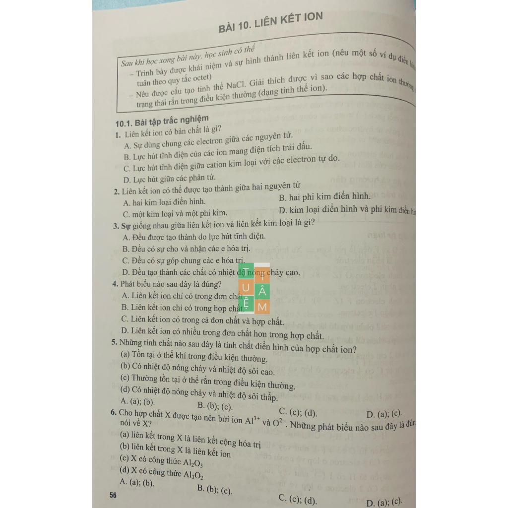 Sách - Bài tập phát triển năng lực Hóa học 10