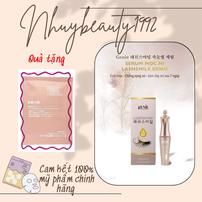 Serum mọc mi Genie Lashsmile CHÍNH HÃNG Hàn Quốc