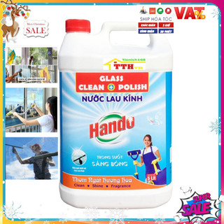 Nước lau kính Hando 5L hương bạc hà