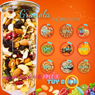 Ngũ cốc granola giảm cân không yến mạch Noble Nuts