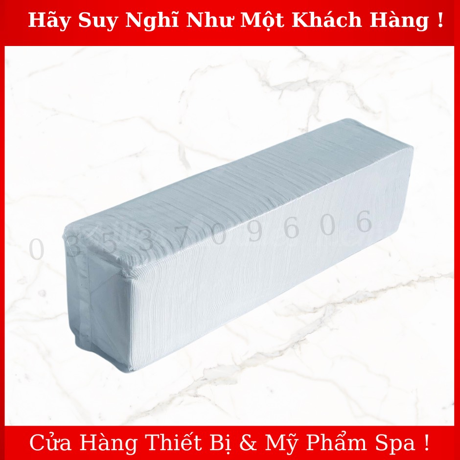 (Sale) Giấy Lau Mặt Rửa Mặt, Cây 200 Tờ Loai Dày Dùng Cho Spa, Thẩm Mỹ Viện,