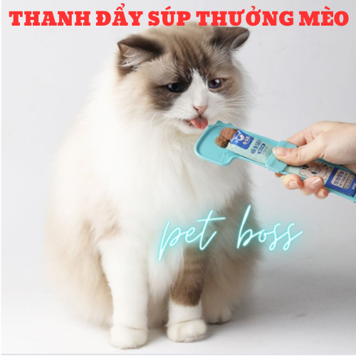 THANH ĐẦY SÚP THƯỞNG CHO MÈO ,ĐỒ DÙNG TIỆN LỢI CHO MÈO ĂN