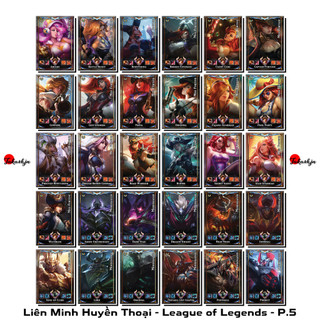   Độc Quyền Phản Quang 7 Màu  Thẻ bài Liên Minh Huyền Thoại - LMHT - League of Legends - Phần 5 