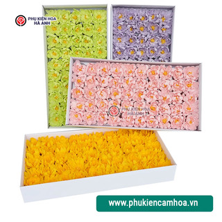 Hộp hoa cúc sáp giá sỉ | phụ kiện hoa hà anh