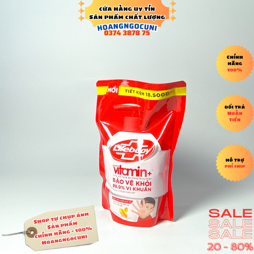 Nước rửa tay túi 400g loại mới