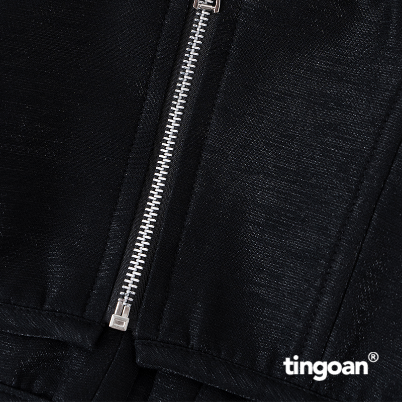 TINGOAN® - Áo quây cúp ngực đính logo TINGOAN® có gọng trong CAROLINE TOP/BL