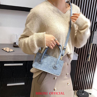 Túi Xách Nữ Mini Kèm Dây Đeo Màu Sắc Basic Dễ Phối Đồ