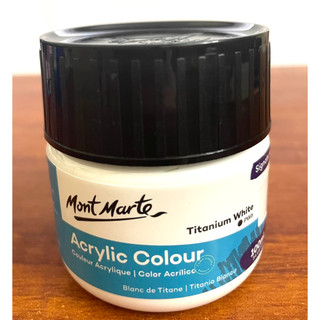 Màu Acrylic Đen Trắng Mont Marte