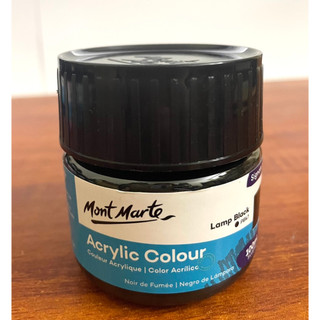 Màu Acrylic Đen Trắng Mont Marte