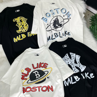 Áo thun Unisex tee MLB mẫu hot form rộng thời trang nam nữ cá tính