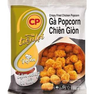 Gà viên Popcorn hãng CP chiên giòn 300g, ăn vặt siêu ngon