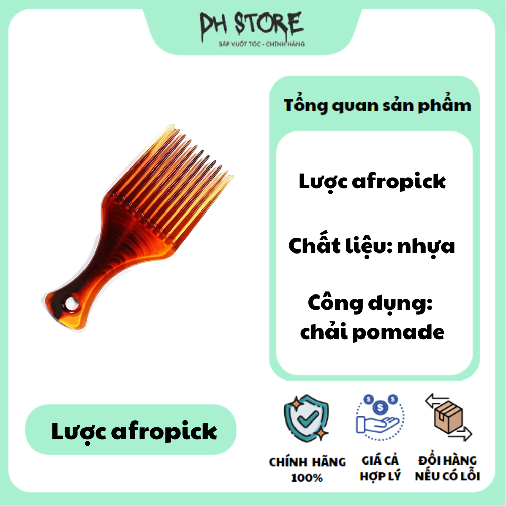 [CHÍNH HÃNG] Lược Afropick chải pomade