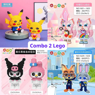 Lego gấu đôi mua 1 được 2 tặng kèm búa, combo 2 gấu bearbrick 35cm, gấu đôi bearbrick cỡ lớn chuẩn