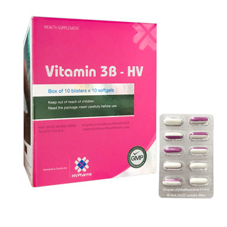 Vitamin 3b - hv - hộp 100 viên nang mềm