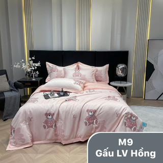 Chăn ga gối lụa thái VIP 4 món