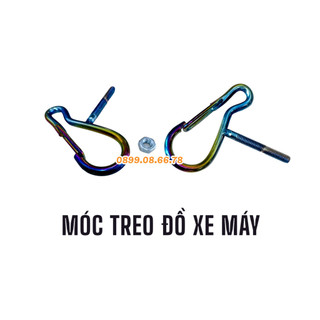 Móc treo đồ xe máy, xe điện - phủ titan