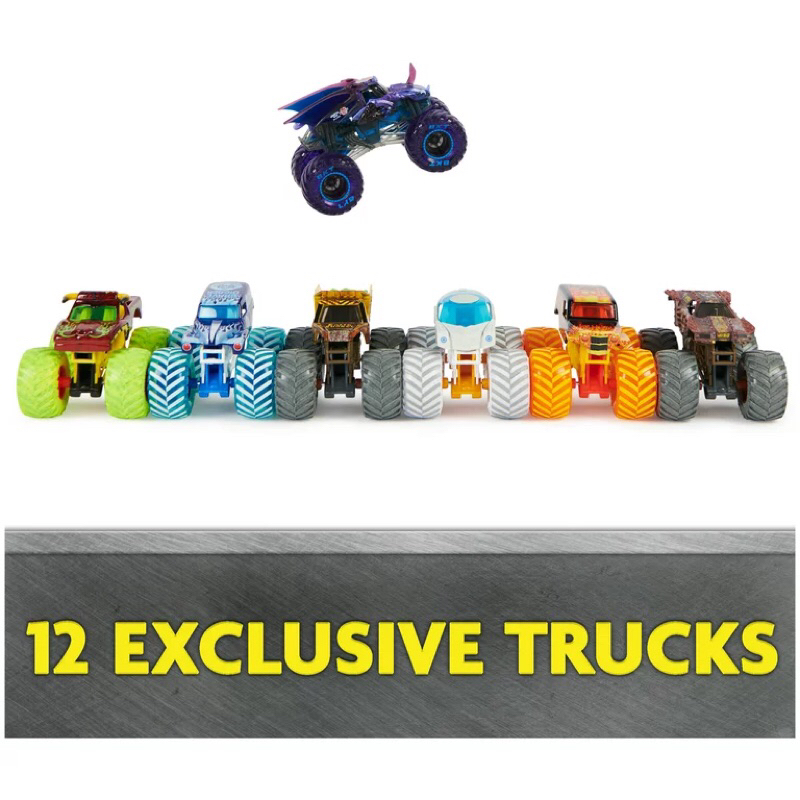 Set 12 chiếc xe Monster Jams Truck Inclued, hàng Mỹ