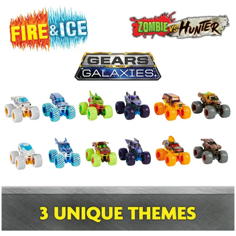 Set 12 chiếc xe Monster Jams Truck Inclued, hàng Mỹ