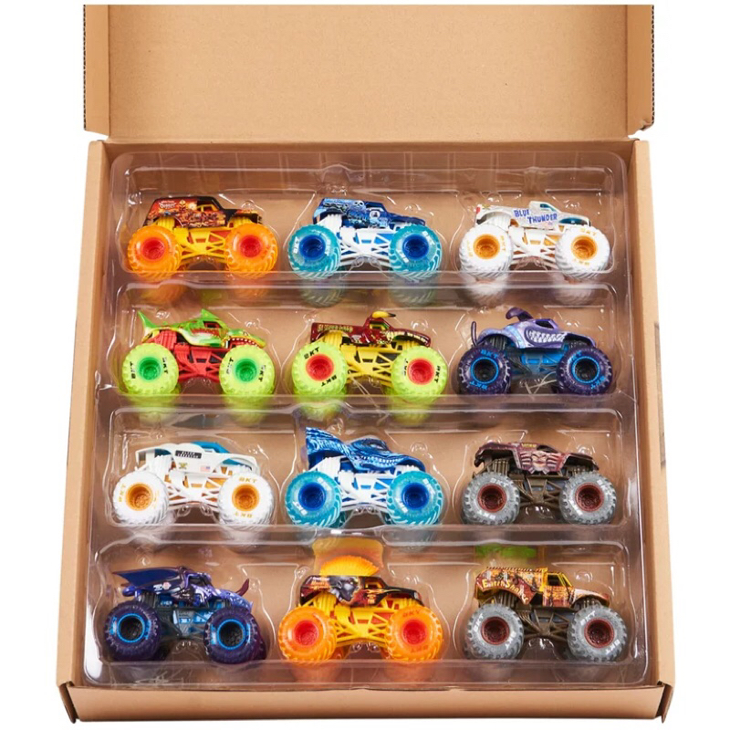 Set 12 chiếc xe Monster Jams Truck Inclued, hàng Mỹ
