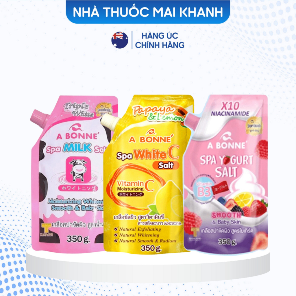 Muối Tắm Trắng Da Sữa Bò Spa Milk Salt Bonne’