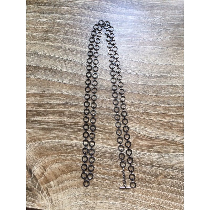 Belt xích tròn đen 2hand