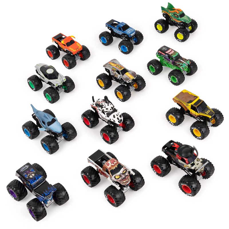 Set 12 chiếc xe Monster Jams Truck Inclued, hàng Mỹ