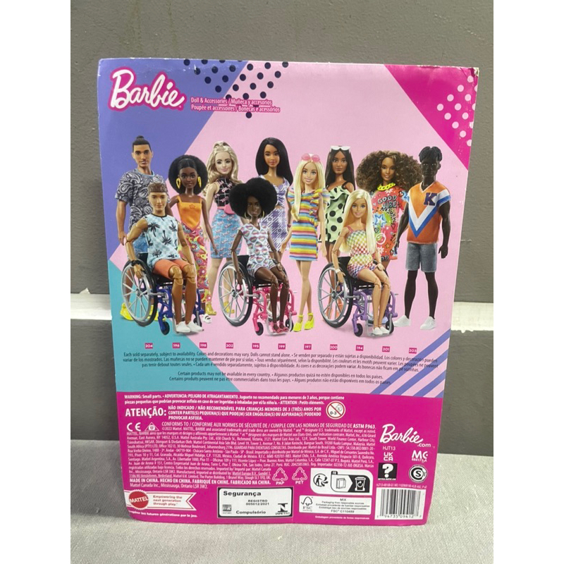 Búp bê barbie xe lăn