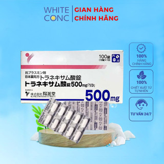 Viên uống trắng da, mờ thâm nám Transamin 500mg Nhật Bản - Hộp 100 viên