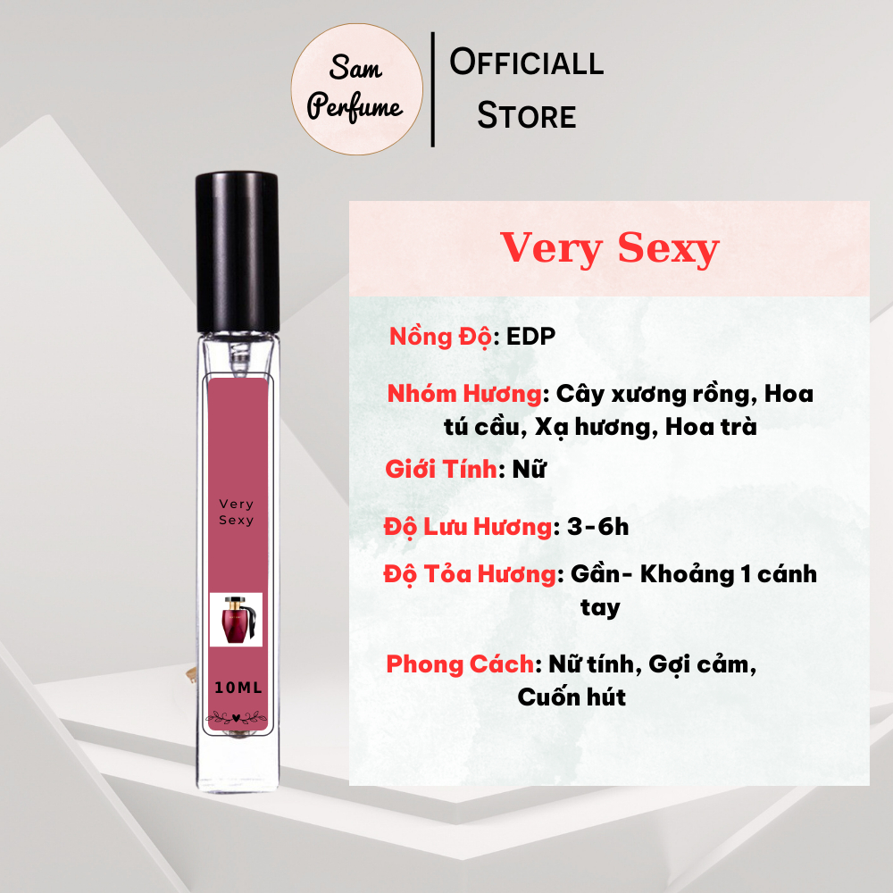 Nước hoa nữ Victoria's Secret Very Sexy chiết 10ml đẳng cấp quyến rũ | Sam Perfume