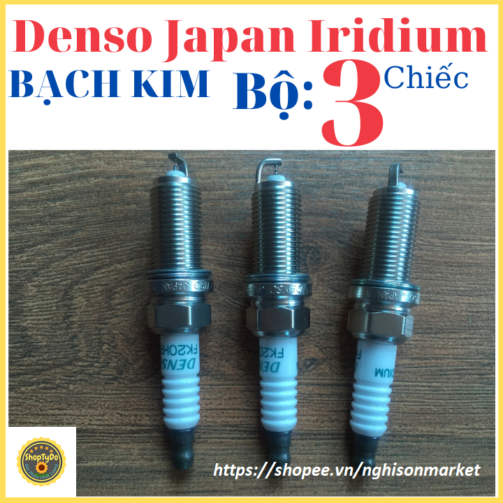 Bugi xe Mitsubishi Xpander Attrage Mirage Denso Janpan bạch kim Irdium
