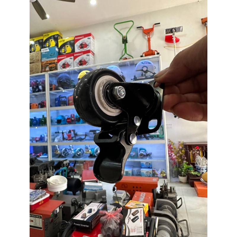 Bánh xe đẩy hàng 4cm có khoá và không khoá chịu tải cao