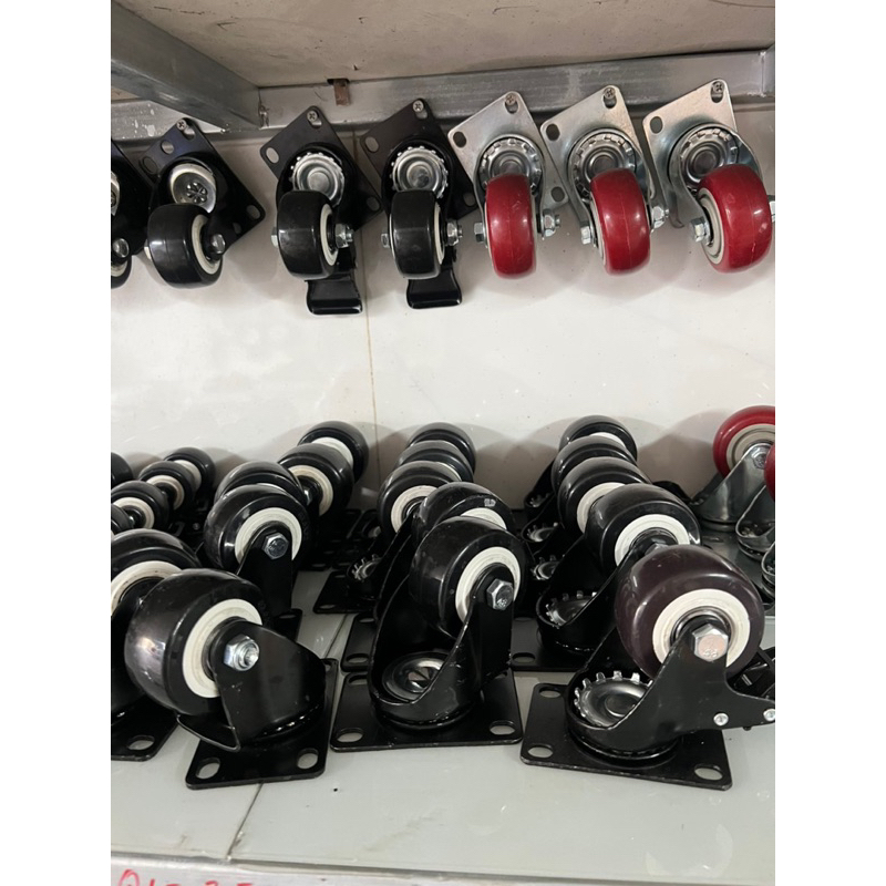 Bánh xe đẩy hàng 4cm có khoá và không khoá chịu tải cao