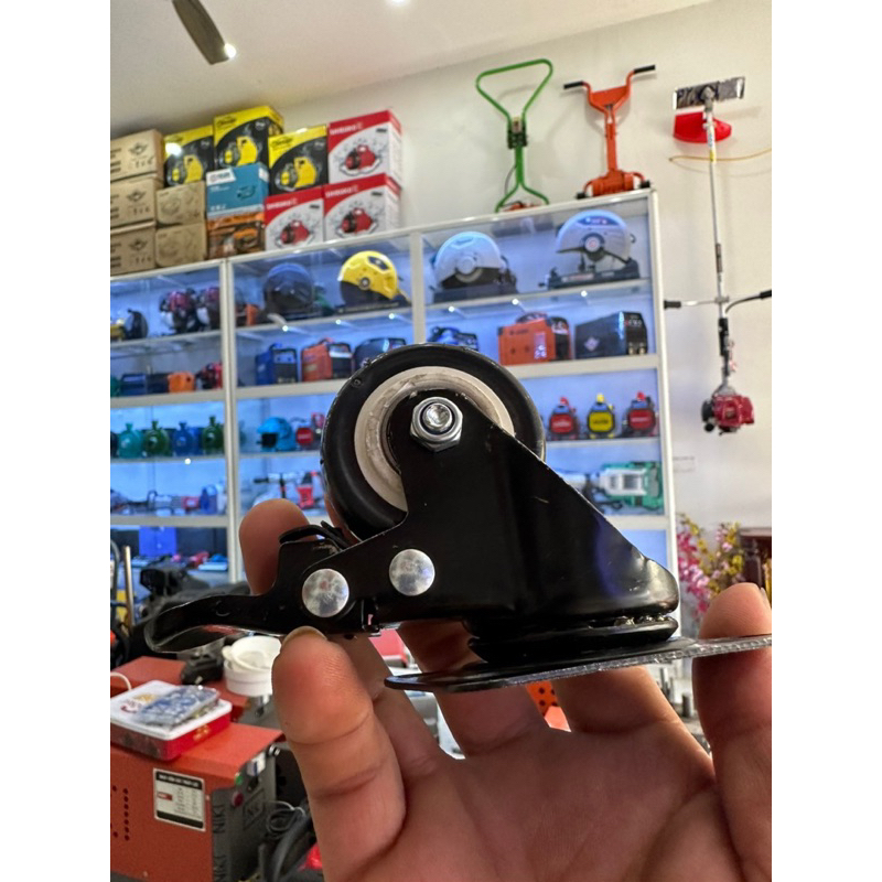 Bánh xe đẩy hàng 4cm có khoá và không khoá chịu tải cao