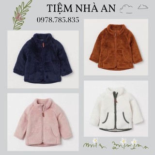 Áo khoác cho bé, áo lông hm xuất dư bé trai bé gái