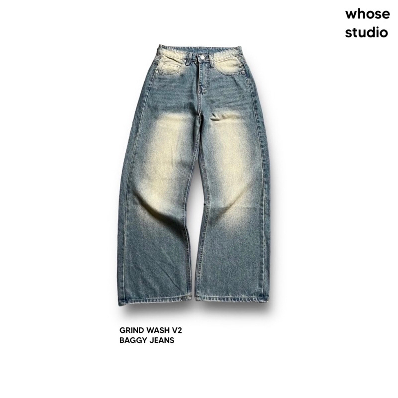 GRIND WASH V2 BAGGY JEANS - Quần jeans Whose 1090