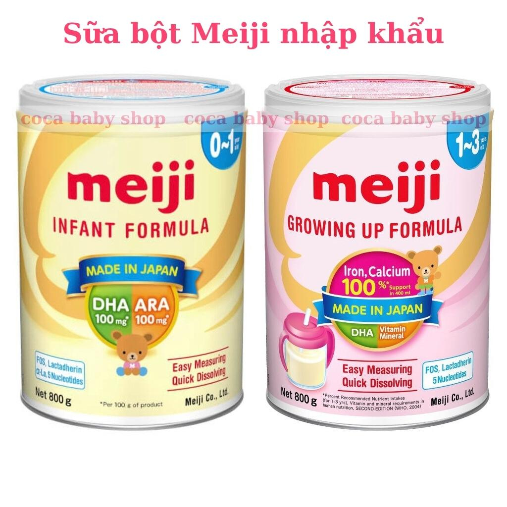 Sữa Bột Meiji Nhập Khẩu Số 0-1 và 1-3 và 3-10 - 800g hàng chính hãng date mới nhất